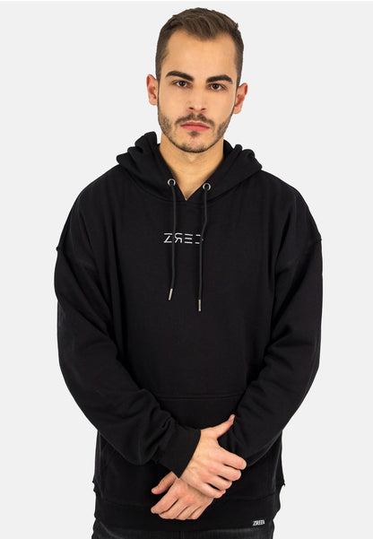 Vision oversized Hoodie  -  black