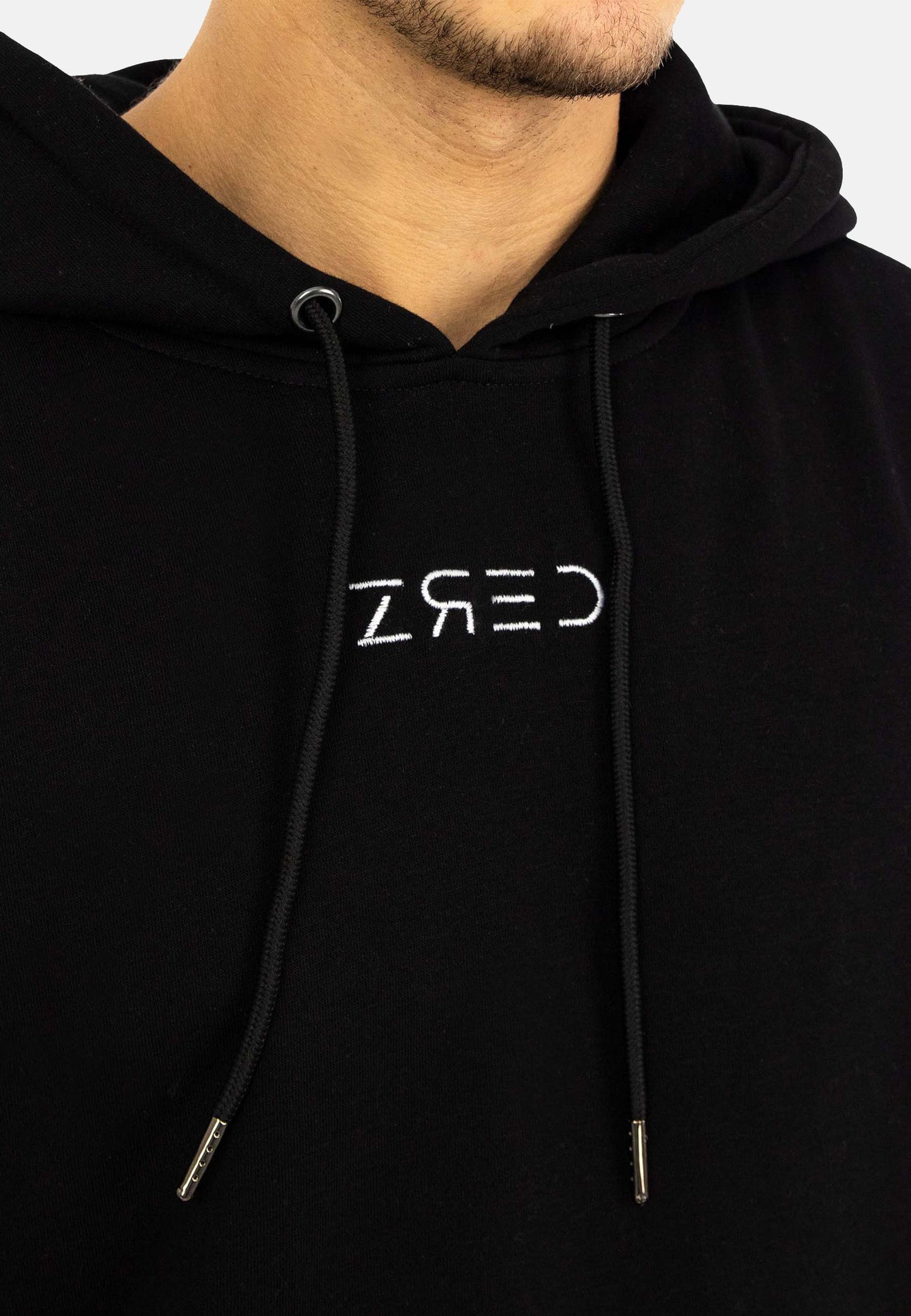 Vision oversized Hoodie  -  black
