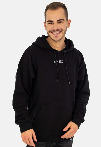Vision oversized Hoodie  -  black